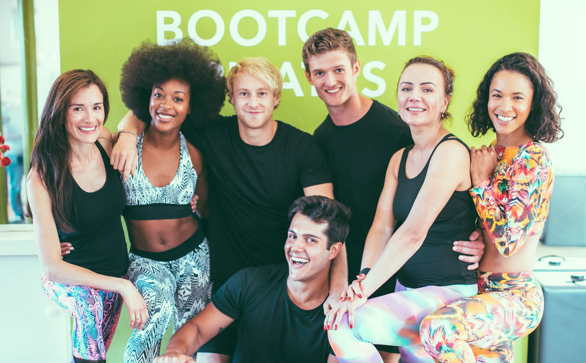 Exercising in a Pilates Studio